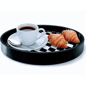 Round Lucite Serving Tray. NIB